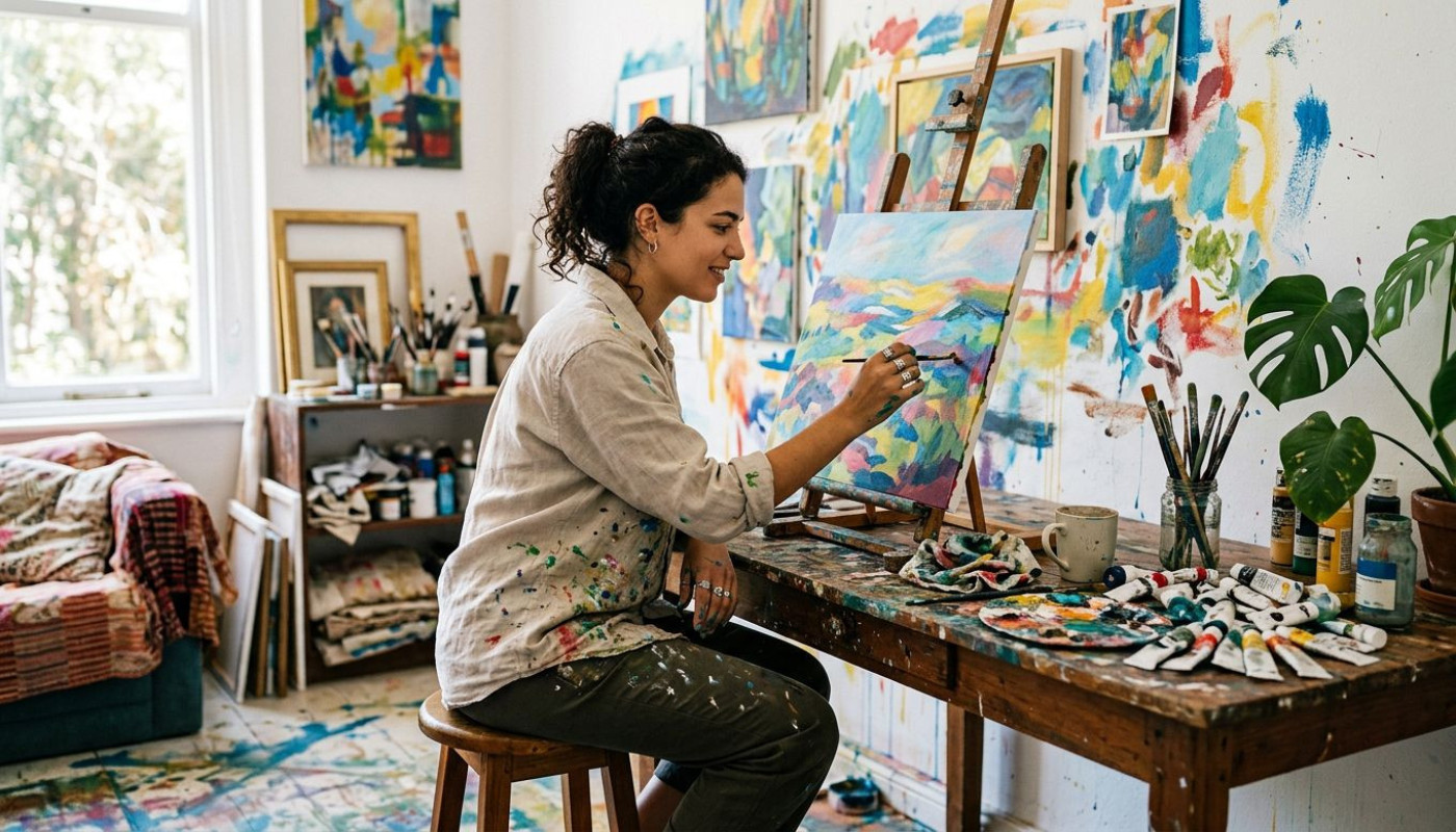 La couleur dépasse-t-elle la toile ? quand la peinture envahit nos espaces