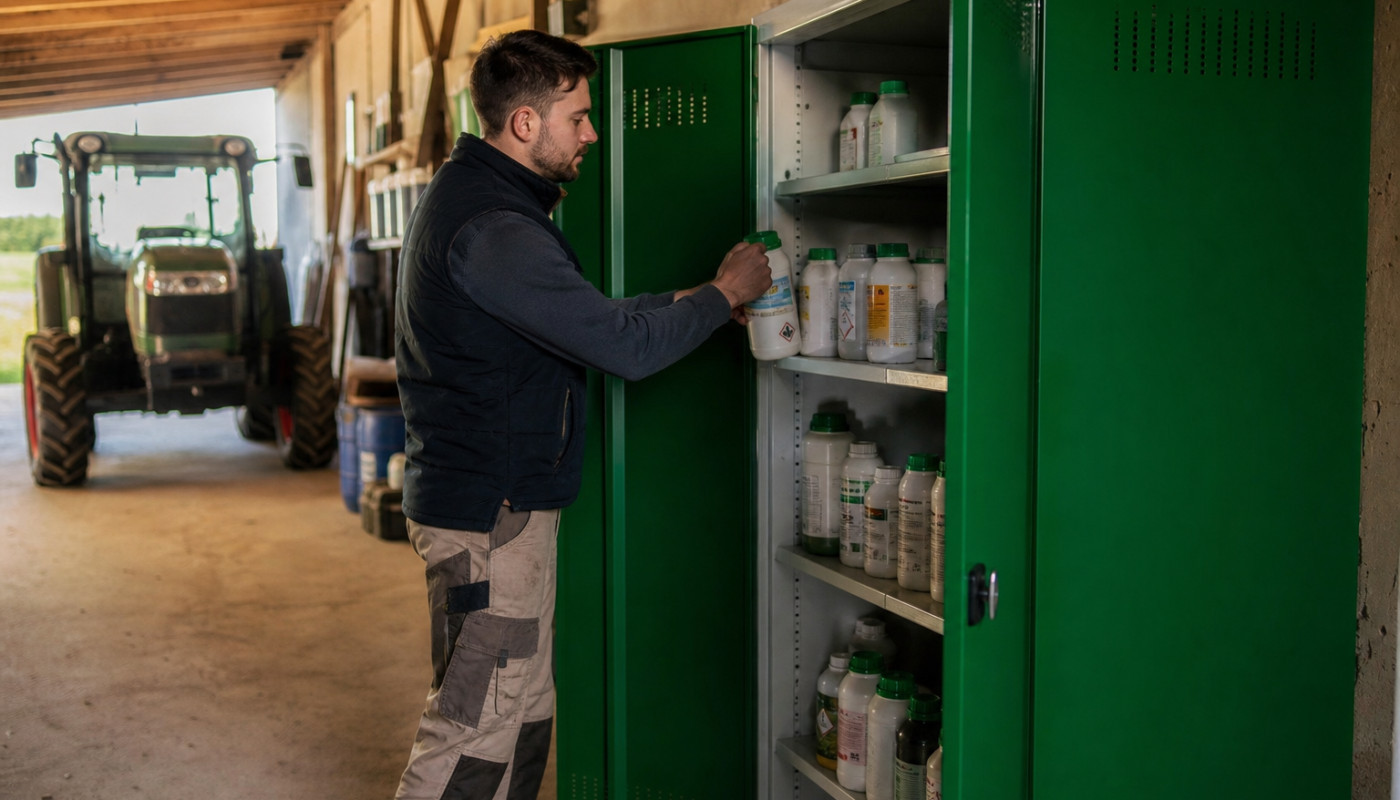 Quand l’armoire phytosanitaire devient tendance chez les jeunes agriculteurs